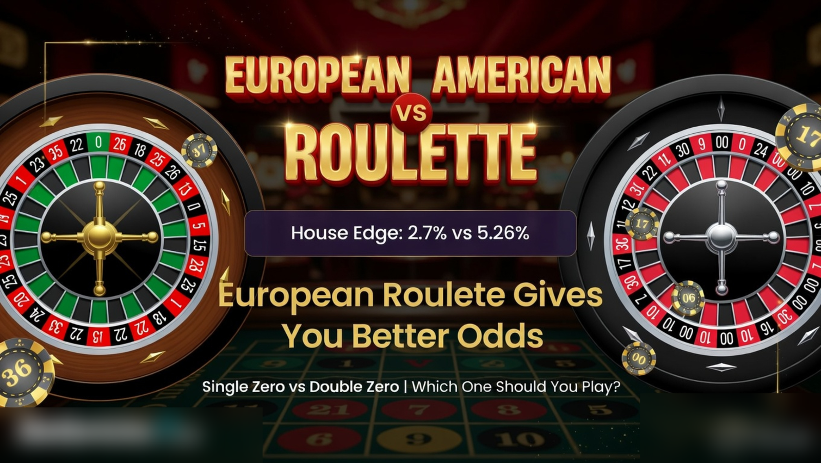 European vs American Roulette - Which One Should You Choose?
