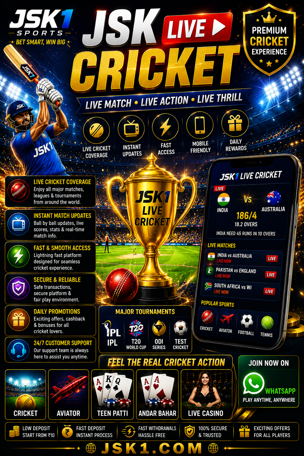 JSK Live Cricket 2026